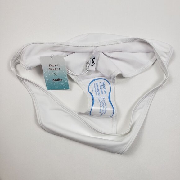 Andie Swim The Camilo Top & The Tropez Bottom White Bikini Set Size XL Beachwear - Picture 15 of 16